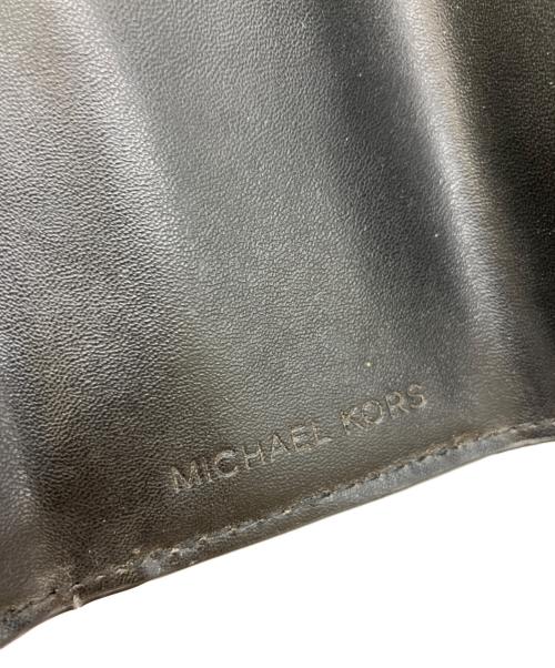 MICHAEL KORS（マイケル・コース）MICHAEL KORS (マイケル・コース) 3つ折り財布 ブラックの古着・服飾アイテム