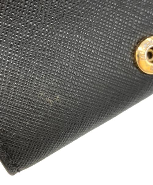 MICHAEL KORS（マイケル・コース）MICHAEL KORS (マイケル・コース) 3つ折り財布 ブラックの古着・服飾アイテム