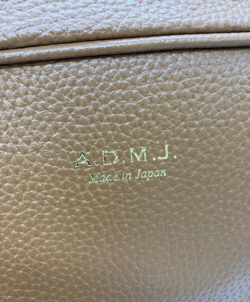 A.D.M.J.（エーディーエムジェイ）A.D.M.J. (エーディーエムジェイ) ハンドバッグ ブラウンの古着・服飾アイテム