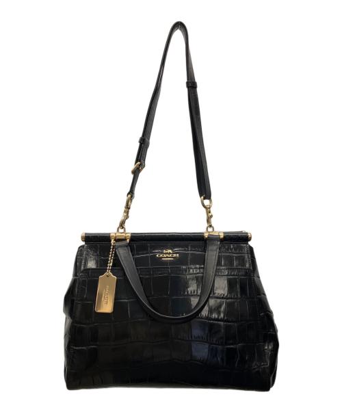 COACH（コーチ）COACH (コーチ) 2WAYバッグ ブラックの古着・服飾アイテム