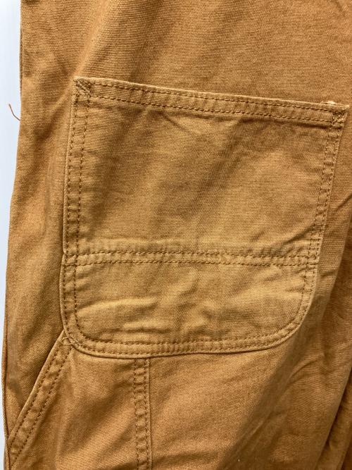 CarHartt（カーハート）CarHartt (カーハート) ダックダブルニーオーバーオール ブラウン サイズ:W36の古着・服飾アイテム