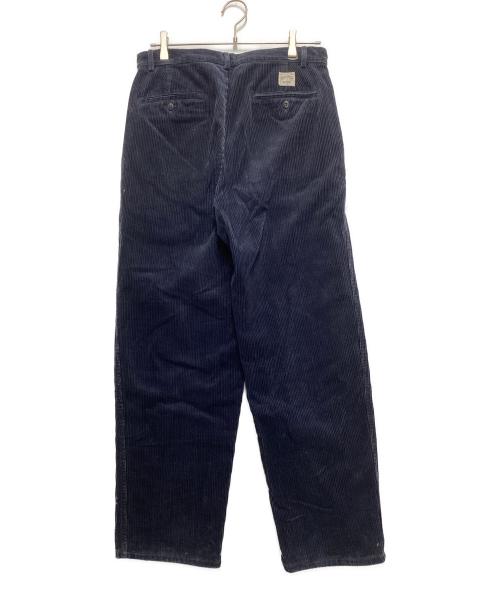 POLO RALPH LAUREN（ポロ・ラルフローレン）POLO RALPH LAUREN (ポロ・ラルフローレン) 2タックコーデュロイパンツ ネイビー サイズ:31の古着・服飾アイテム