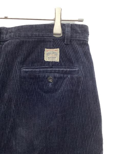 POLO RALPH LAUREN（ポロ・ラルフローレン）POLO RALPH LAUREN (ポロ・ラルフローレン) 2タックコーデュロイパンツ ネイビー サイズ:31の古着・服飾アイテム