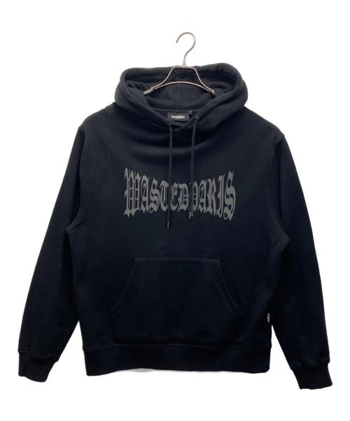 wastedparis（ウェイステッドパリス）wastedparis (ウェイステッドパリス) プルオーバーパーカー ブラック サイズ:1の古着・服飾アイテム