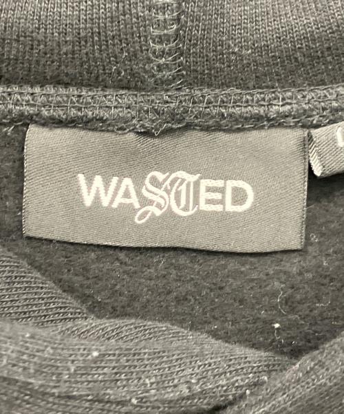 wastedparis（ウェイステッドパリス）wastedparis (ウェイステッドパリス) プルオーバーパーカー ブラック サイズ:1の古着・服飾アイテム