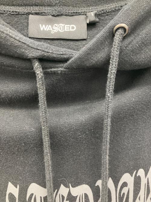 wastedparis（ウェイステッドパリス）wastedparis (ウェイステッドパリス) プルオーバーパーカー ブラック サイズ:1の古着・服飾アイテム