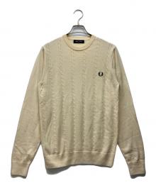 FRED PERRY（フレッドペリー）の古着「薄手ニット」｜アイボリー