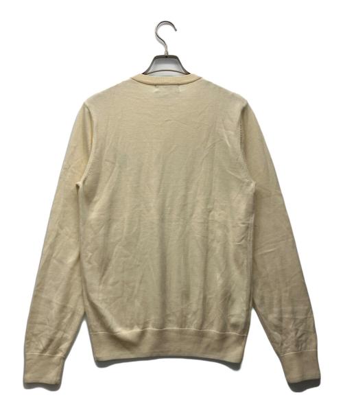 FRED PERRY（フレッドペリー）FRED PERRY (フレッドペリー) 薄手ニット アイボリー サイズ:Sの古着・服飾アイテム