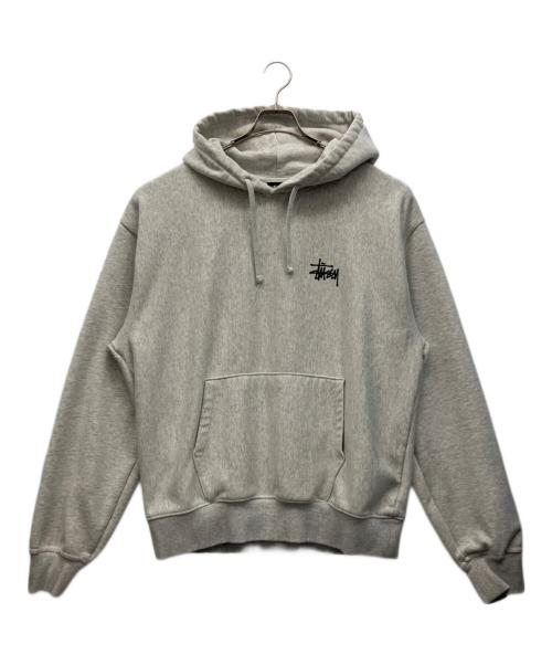 stussy（ステューシー）stussy (ステューシー) プルオーバーパーカー グレー サイズ:XLの古着・服飾アイテム