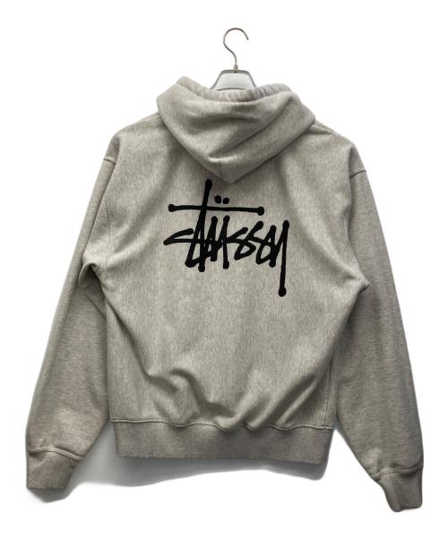 stussy（ステューシー）stussy (ステューシー) プルオーバーパーカー グレー サイズ:XLの古着・服飾アイテム