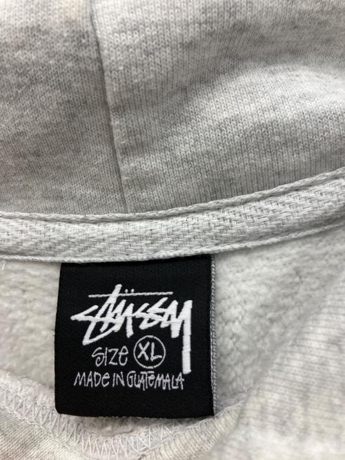 stussy（ステューシー）stussy (ステューシー) プルオーバーパーカー グレー サイズ:XLの古着・服飾アイテム