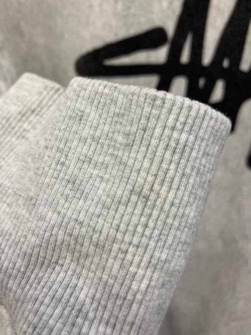 stussy（ステューシー）stussy (ステューシー) プルオーバーパーカー グレー サイズ:XLの古着・服飾アイテム