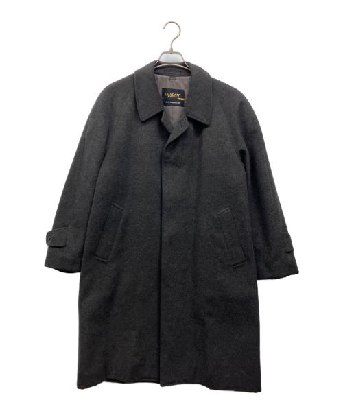 GLADAN（GLADAN）GLADAN (GLADAN) ステンカラーコート チャコールグレー サイズ:A4の古着・服飾アイテム
