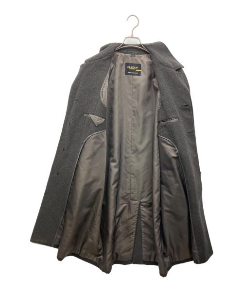 GLADAN（GLADAN）GLADAN (GLADAN) ステンカラーコート チャコールグレー サイズ:A4の古着・服飾アイテム