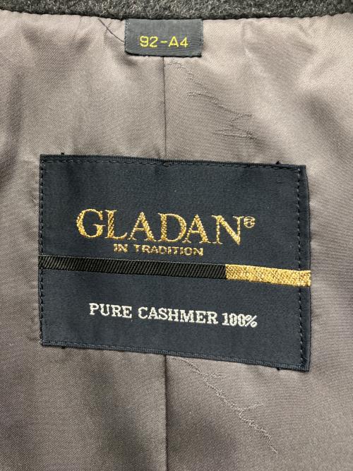 GLADAN（GLADAN）GLADAN (GLADAN) ステンカラーコート チャコールグレー サイズ:A4の古着・服飾アイテム