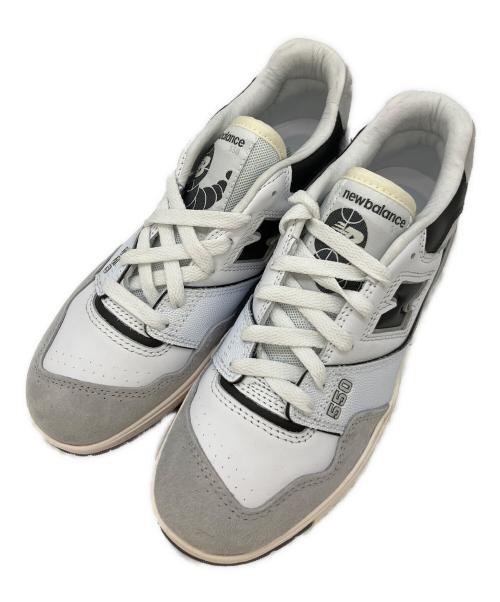 NEW BALANCE（ニューバランス）NEW BALANCE (ニューバランス) スニーカー ホワイト×ブラック サイズ:24の古着・服飾アイテム