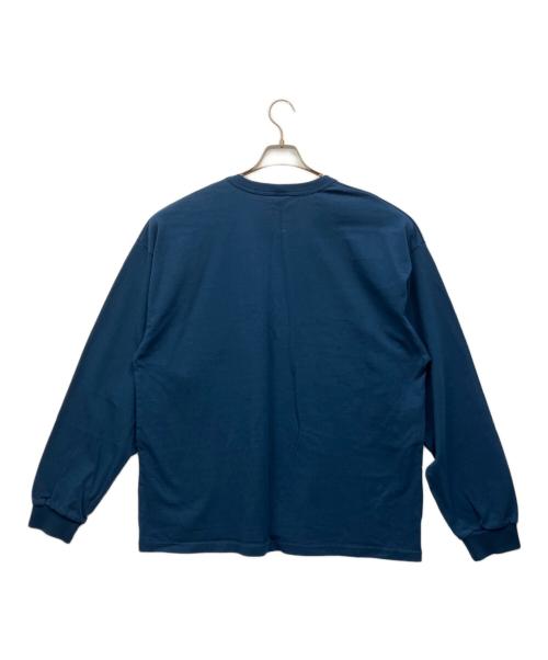 KEBOZ（ケボズ）KEBOZ (ケボズ) ロゴスウェット ブルー サイズ:Lの古着・服飾アイテム