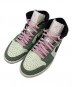 NIKEナイキ）の古着「ハイカットスニーカー」｜グリーン×ホワイト
