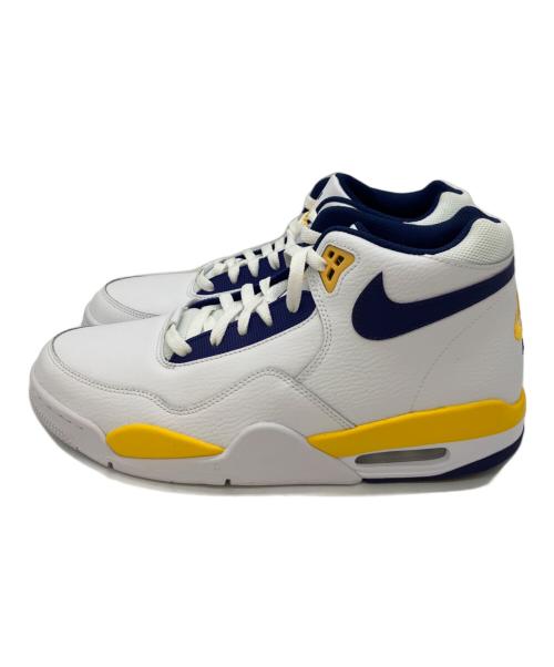 NIKE（ナイキ）NIKE (ナイキ) スニーカー ホワイト×パープル サイズ:28.5の古着・服飾アイテム