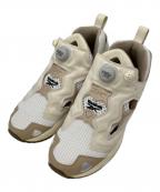 REEBOKリーボック）の古着「ローカットスニーカー」｜ホワイト×ベージュ