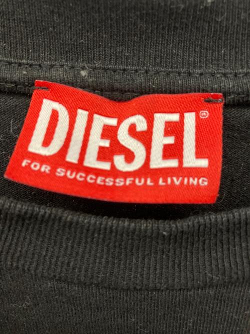 DIESEL（ディーゼル）DIESEL (ディーゼル) Tシャツ ブラック サイズ:Lの古着・服飾アイテム