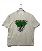 COACHコーチ）の古着「ダイナソーTシャツ」｜ホワイト