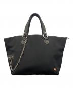BURBERRY BLUE LABELバーバリー ブルー レーベル）の古着「トートバッグ」｜ブラック