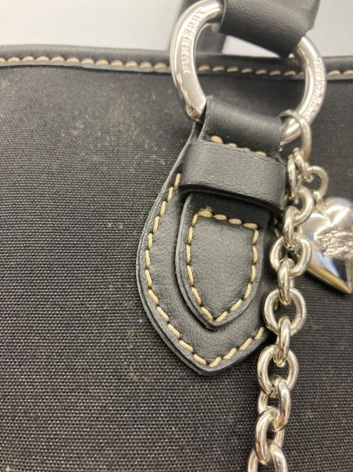 BURBERRY BLUE LABEL（バーバリー ブルー レーベル）BURBERRY BLUE LABEL (バーバリー ブルー レーベル) トートバッグ ブラックの古着・服飾アイテム
