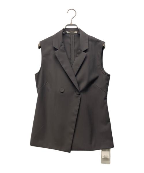 Snidel（スナイデル）Snidel (スナイデル) ジレ＆チュールスカートセットアップ グレー サイズ:1の古着・服飾アイテム