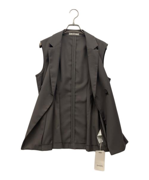 Snidel（スナイデル）Snidel (スナイデル) ジレ＆チュールスカートセットアップ グレー サイズ:1の古着・服飾アイテム