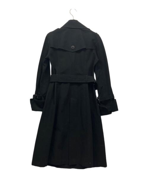 BURBERRY BLUE LABEL（バーバリー ブルー レーベル）BURBERRY BLUE LABEL (バーバリー ブルー レーベル) トレンチコート ブラック サイズ:38の古着・服飾アイテム