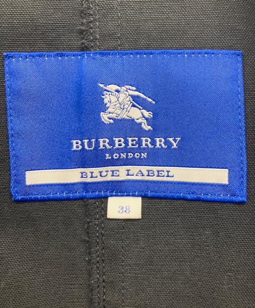 BURBERRY BLUE LABEL（バーバリー ブルー レーベル）BURBERRY BLUE LABEL (バーバリー ブルー レーベル) トレンチコート ブラック サイズ:38の古着・服飾アイテム