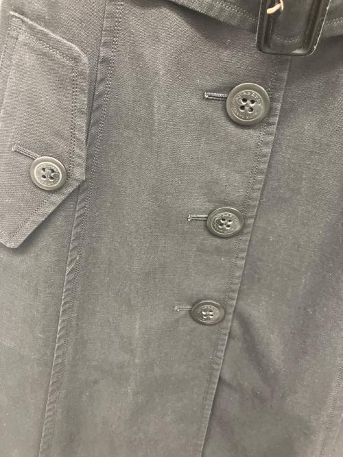 BURBERRY BLUE LABEL（バーバリー ブルー レーベル）BURBERRY BLUE LABEL (バーバリー ブルー レーベル) トレンチコート ブラック サイズ:38の古着・服飾アイテム