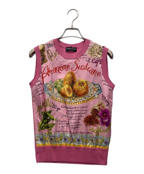 DOLCE & GABBANA（ドルチェ＆ガッバーナ）DOLCE & GABBANA (ドルチェ＆ガッバーナ) アンサンブルカーディガン ピンク サイズ:38の古着・服飾アイテム