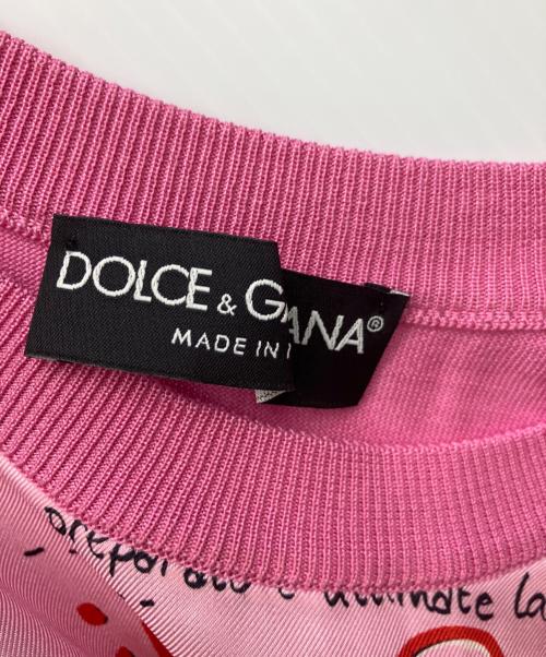 DOLCE & GABBANA（ドルチェ＆ガッバーナ）DOLCE & GABBANA (ドルチェ＆ガッバーナ) アンサンブルカーディガン ピンク サイズ:38の古着・服飾アイテム