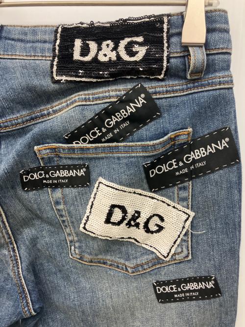 DOLCE & GABBANA（ドルチェ＆ガッバーナ）DOLCE & GABBANA (ドルチェ＆ガッバーナ) デニムパンツ インディゴ サイズ:38の古着・服飾アイテム