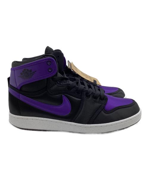NIKE（ナイキ）NIKE (ナイキ) Air Jordan 1 KO（エアジョーダン ケーオー）  ブラック×パープル サイズ:UK9.5の古着・服飾アイテム