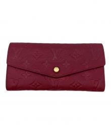 LOUIS VUITTON（ルイ ヴィトン）の古着「長財布」｜レッド