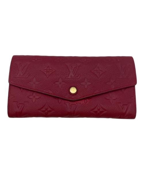 LOUIS VUITTON（ルイ ヴィトン）LOUIS VUITTON (ルイ ヴィトン) 長財布 レッドの古着・服飾アイテム