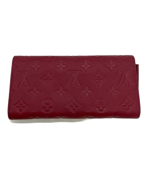 LOUIS VUITTON（ルイ ヴィトン）LOUIS VUITTON (ルイ ヴィトン) 長財布 レッドの古着・服飾アイテム