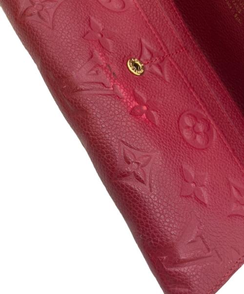 LOUIS VUITTON（ルイ ヴィトン）LOUIS VUITTON (ルイ ヴィトン) 長財布 レッドの古着・服飾アイテム