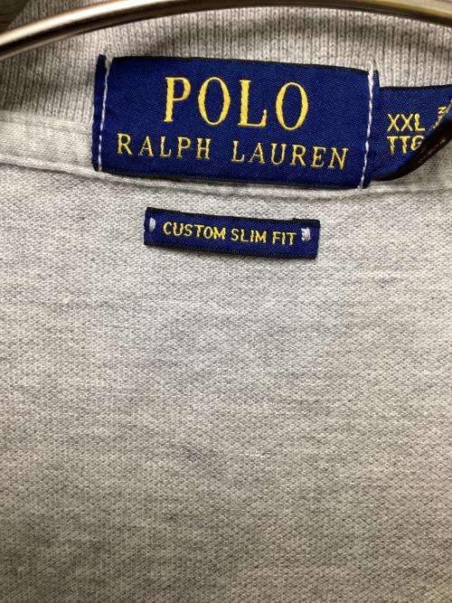 POLO RALPH LAUREN（ポロ・ラルフローレン）POLO RALPH LAUREN (ポロ・ラルフローレン) 半袖ポロシャツ グレー サイズ:XXLの古着・服飾アイテム