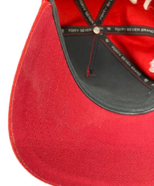 SUPREME（シュプリーム）Supreme (シュプリーム) 47BRAND (フォーティーセブンブランド) キャップ レッドの古着・服飾アイテム