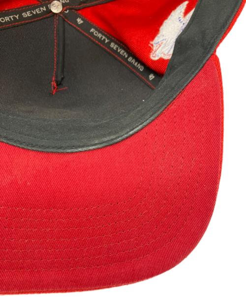 SUPREME（シュプリーム）Supreme (シュプリーム) 47BRAND (フォーティーセブンブランド) キャップ レッドの古着・服飾アイテム