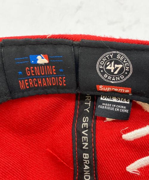 SUPREME（シュプリーム）Supreme (シュプリーム) 47BRAND (フォーティーセブンブランド) キャップ レッドの古着・服飾アイテム