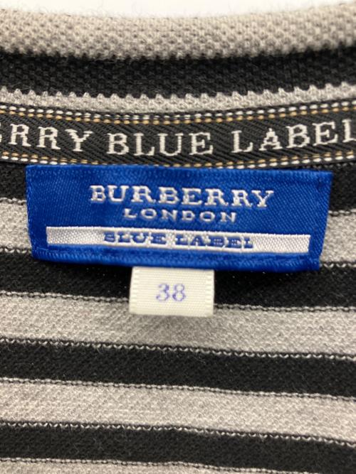 BURBERRY BLUE LABEL（バーバリー ブルー レーベル）BURBERRY BLUE LABEL (バーバリー ブルー レーベル) 半袖ワンピース グレー サイズ:38の古着・服飾アイテム