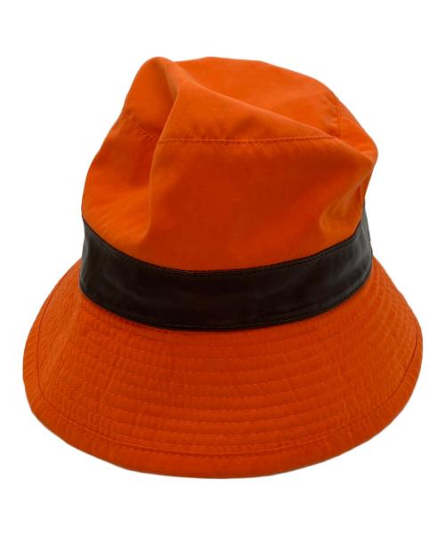 HERMES（エルメス）HERMES (エルメス) バケットハット オレンジ サイズ:57の古着・服飾アイテム