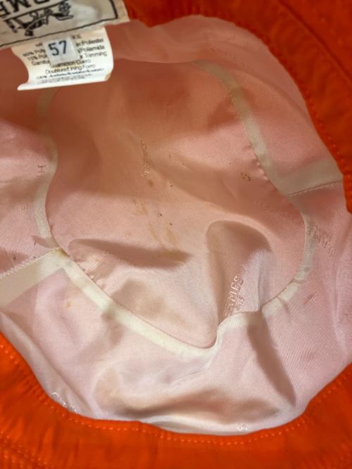 HERMES（エルメス）HERMES (エルメス) バケットハット オレンジ サイズ:57の古着・服飾アイテム