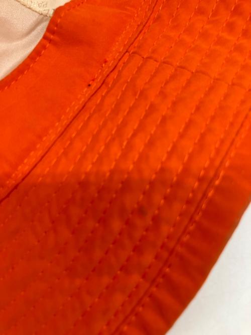 HERMES（エルメス）HERMES (エルメス) バケットハット オレンジ サイズ:57の古着・服飾アイテム