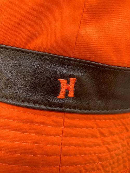 HERMES（エルメス）HERMES (エルメス) バケットハット オレンジ サイズ:57の古着・服飾アイテム